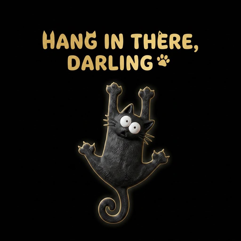 Hang In There Darling - Brand Shot