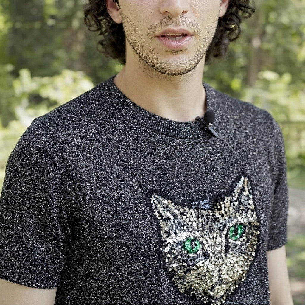 The Void Tee — Black Cat Graphic T-Shirt