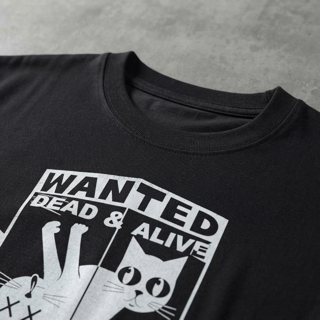 Schrödinger's Cat Graphic Tee — Dead, Alive & Dressed to Kill