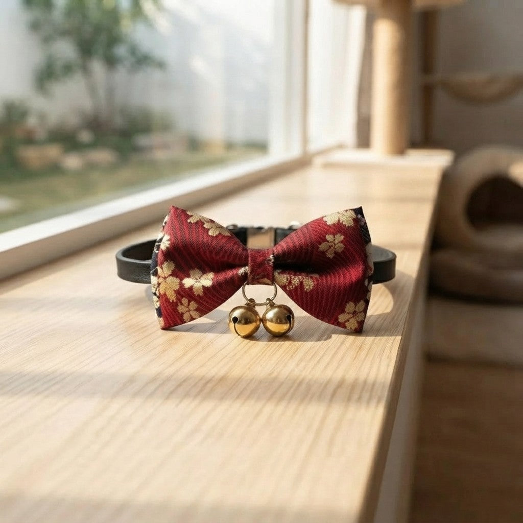 Dapper & Doomed — Retro Bow Tie Cat Collar
