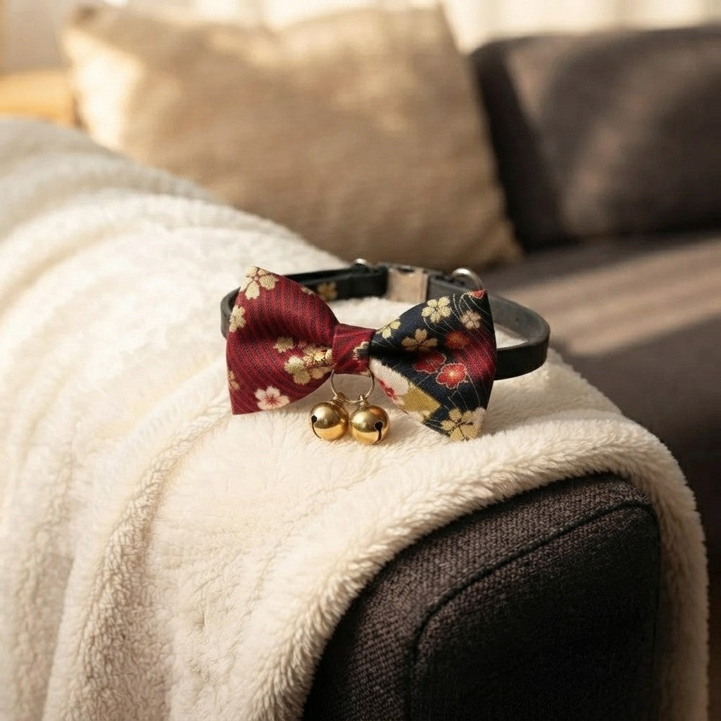 Dapper & Doomed — Retro Bow Tie Cat Collar
