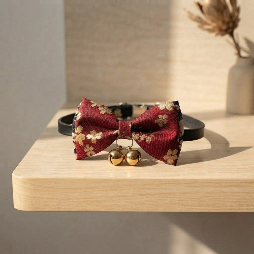Dapper & Doomed — Retro Bow Tie Cat Collar