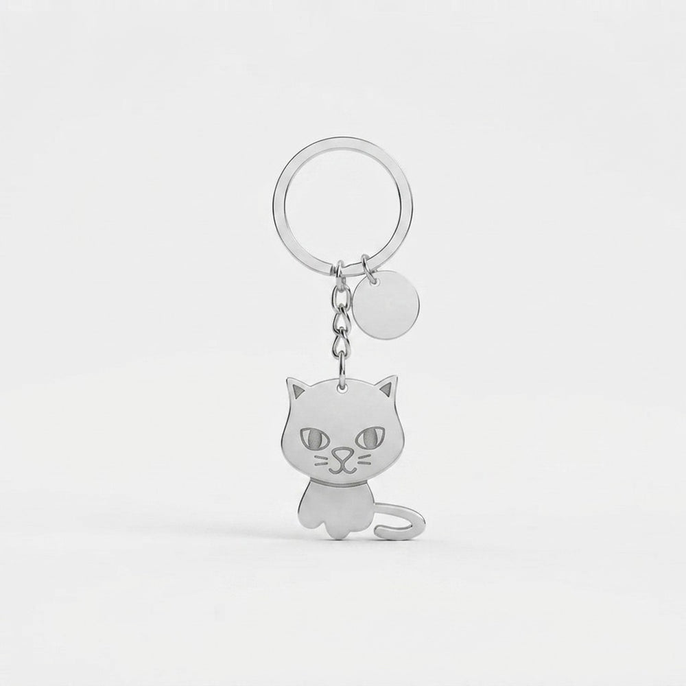 The Yes-Cat — Bobblehead Keychain