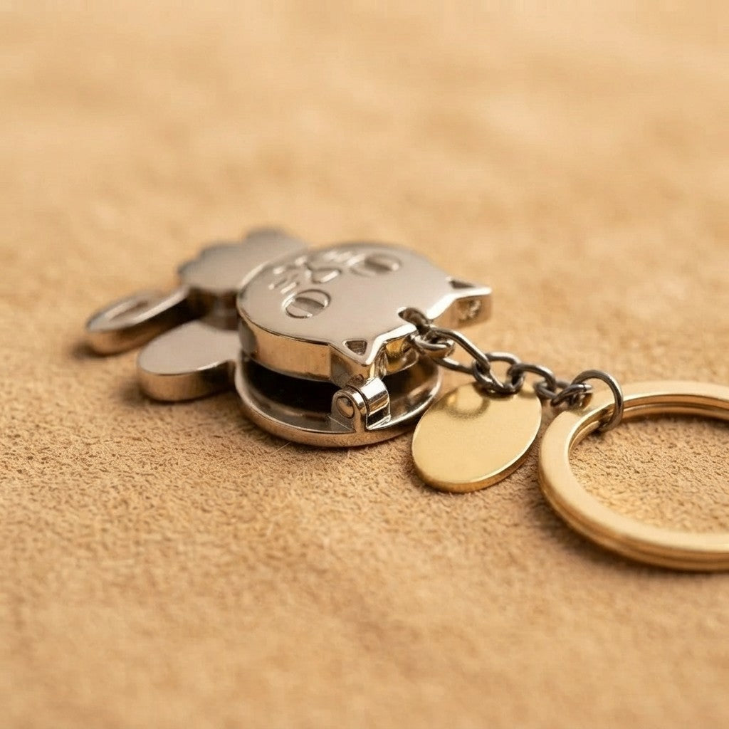 The Yes-Cat — Bobblehead Keychain