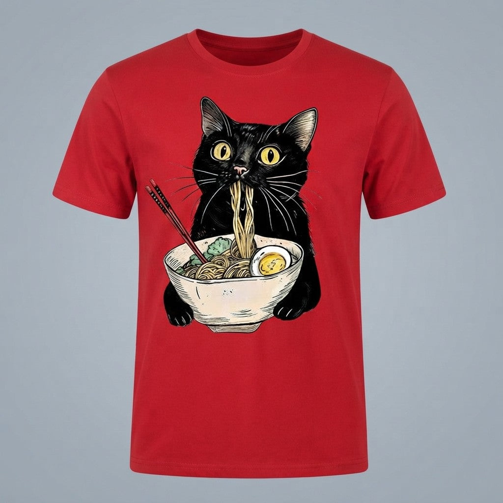 Ramen & Chaos — Noodle Cat Tee