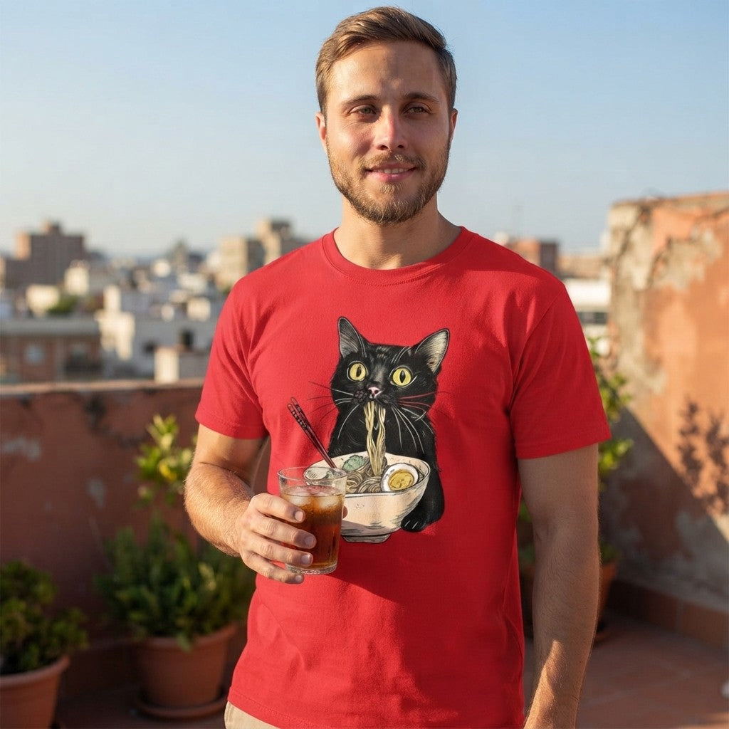 Ramen & Chaos — Noodle Cat Tee