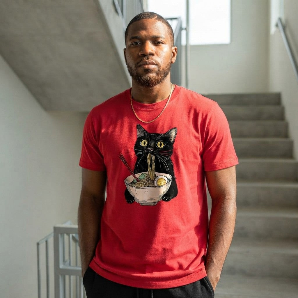 Ramen & Chaos — Noodle Cat Tee