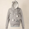 The Familiar Fleece — Embroidered Cat Pocket Pullover