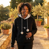The Familiar Fleece — Embroidered Cat Pocket Pullover