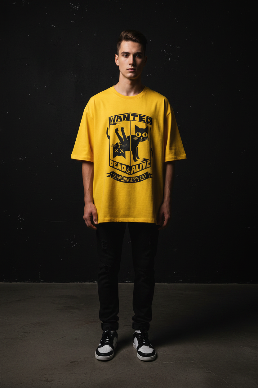 Schrödinger's Cat Graphic Tee — Dead, Alive & Dressed to Kill
