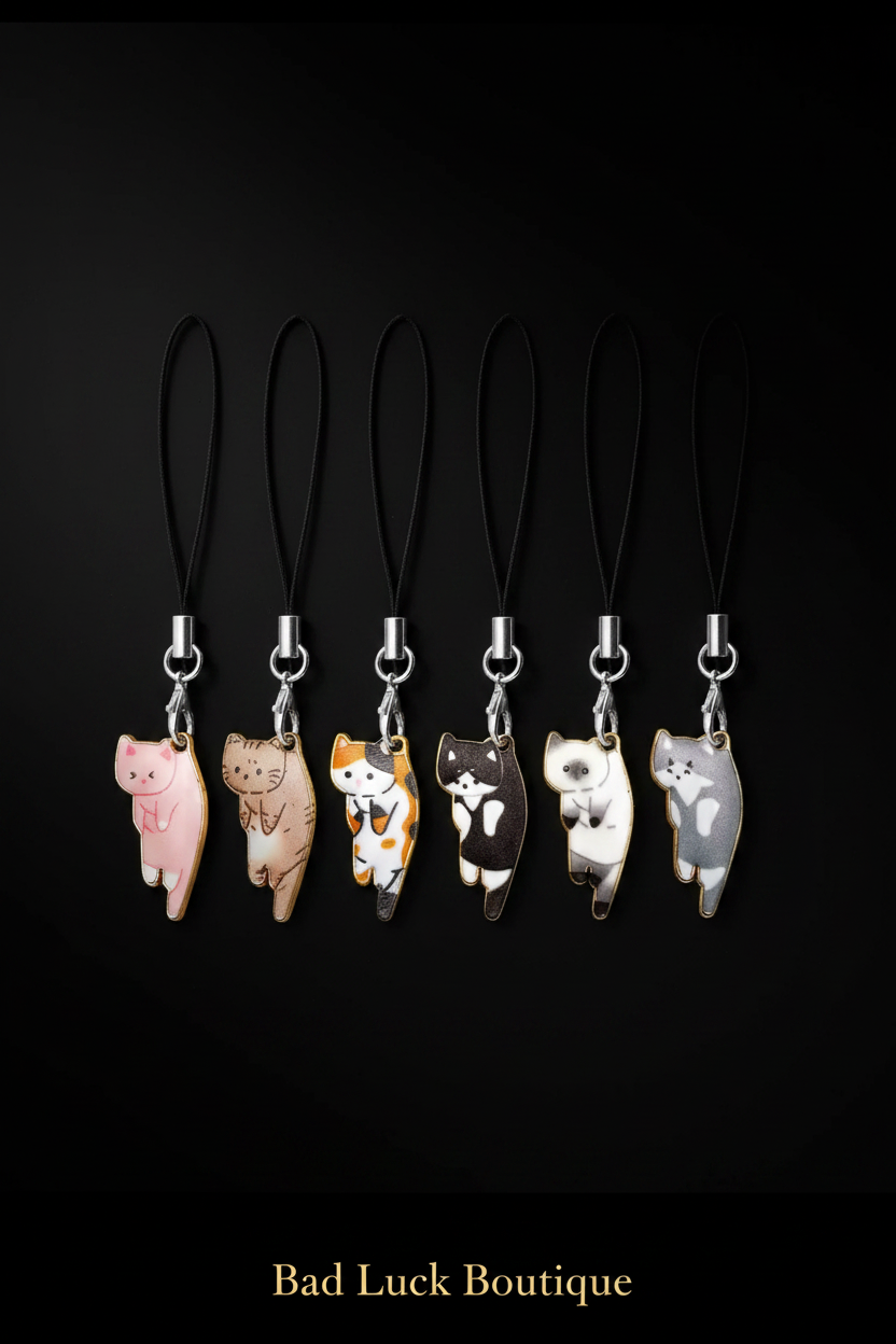 Cursed Kitty Charms — Set of 6