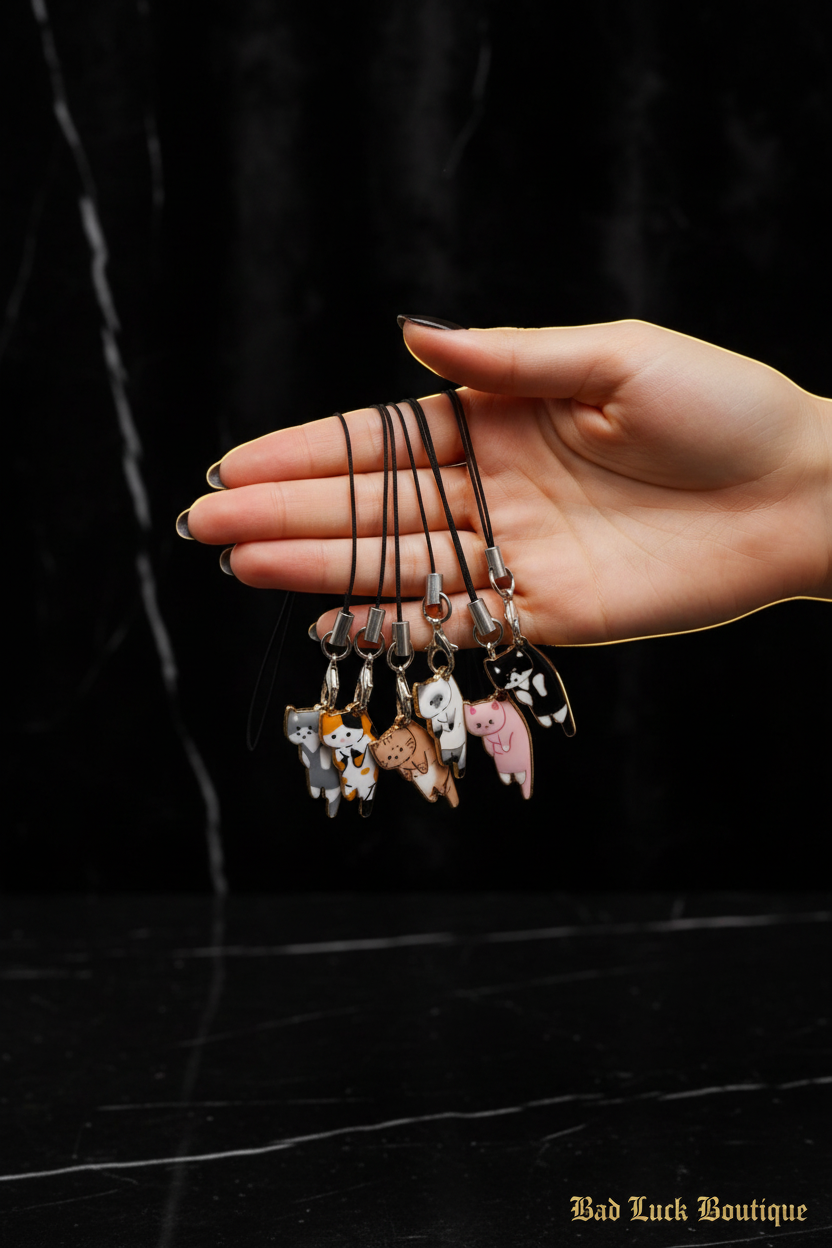 Cursed Kitty Charms — Set of 6