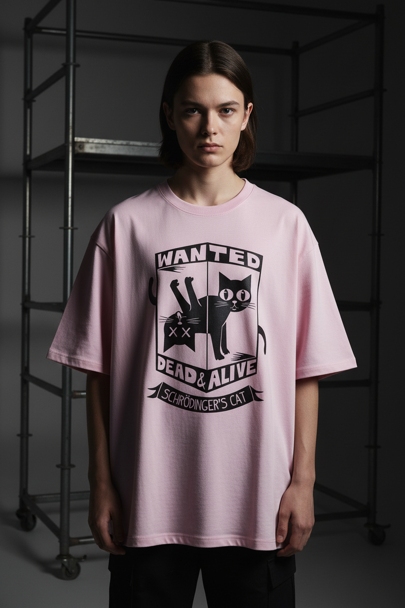 Schrödinger's Cat Graphic Tee — Dead, Alive & Dressed to Kill