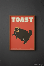 TOAST flat lay