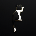Tuxedo Cat Magnet Close-up